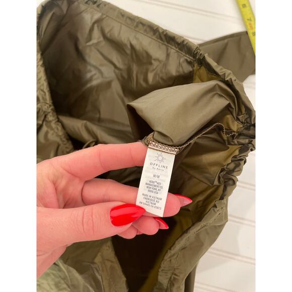 NWOT Aerie OFFLINE Green Oversized Pullover Lightweight Windbreaker Jacket Sze M - Picture 8 of 9
